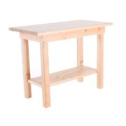 Mesa multiusos de madera de pino estufado